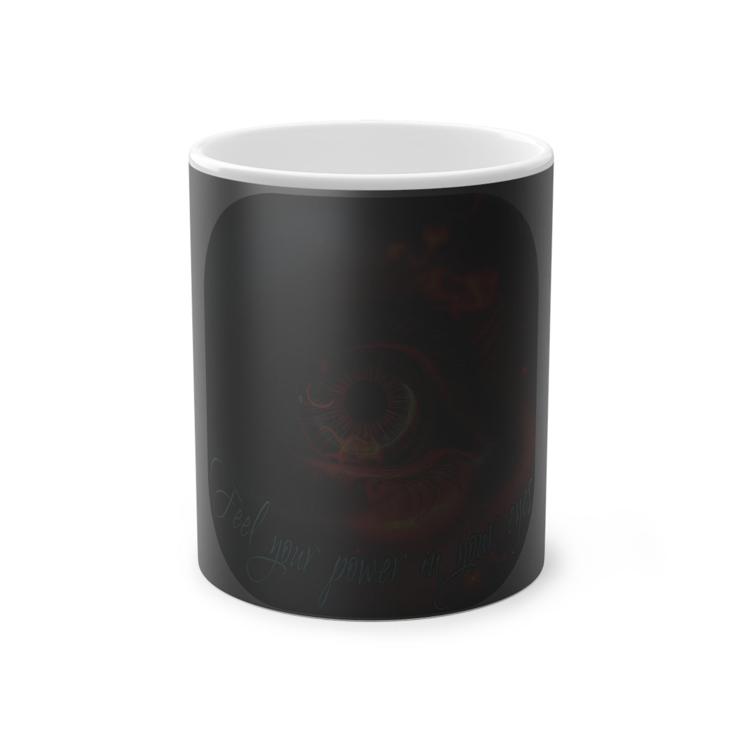 BlackOnion Color Changing Mug with Workout Motif ‘Feel your power ’ 💪🔥🫵