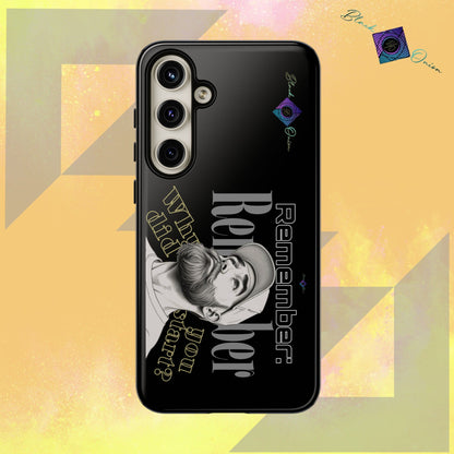 BlackOnion Brand New Phone Case - with Motivational Workout Motif’Remember ‘💪🔥🫵