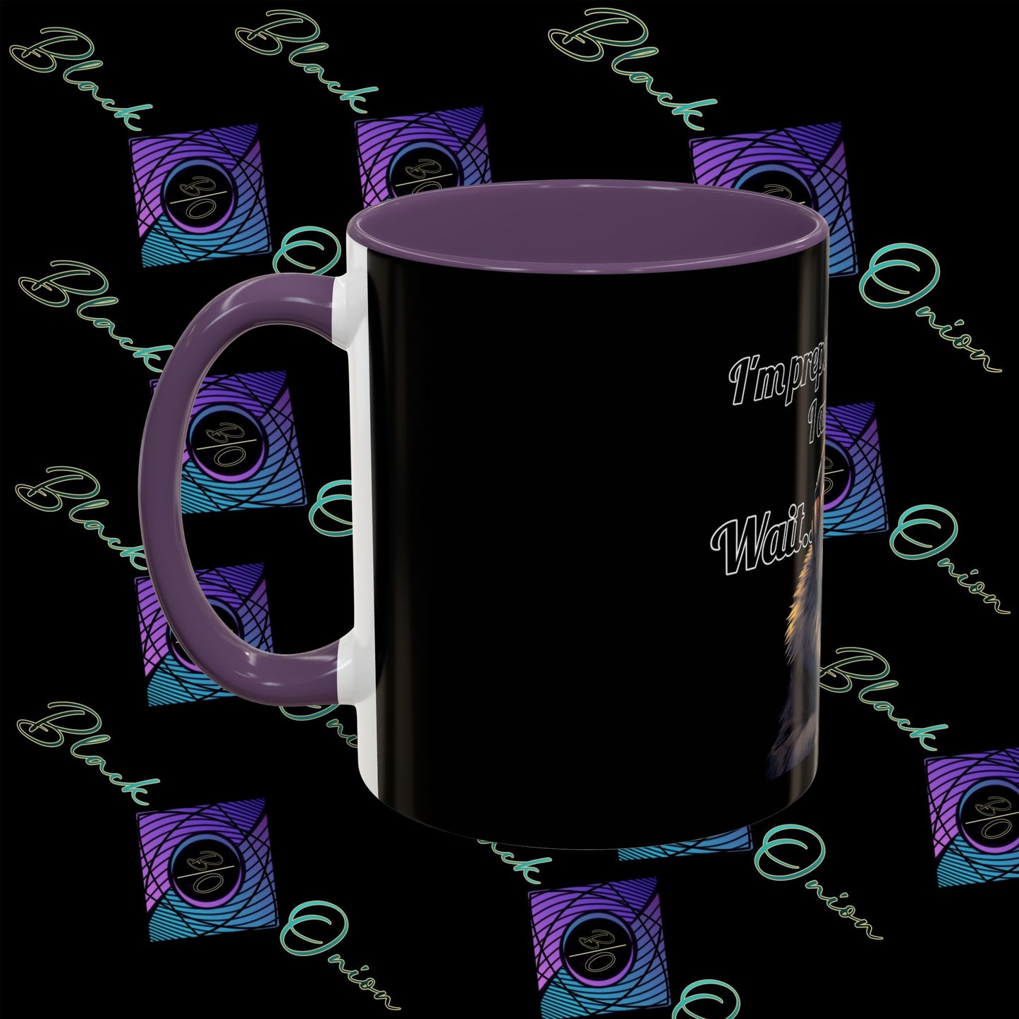 BlackOnion Coffee Mug 2 with Workout Motif ‘Victory V2’🫵🔥💪