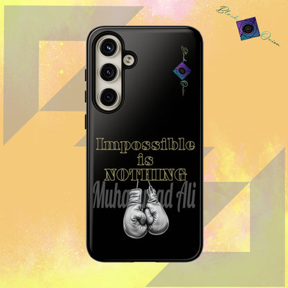 BlackOnion Brand New Phone Case - with Motivational Workout Motif ’Impossible ‘💪🔥🫵