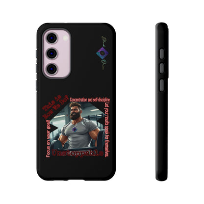 BlackOnion Brand New Phone Case - with Motivational Workout Motif’Unstoppable ‘💪🔥🫵