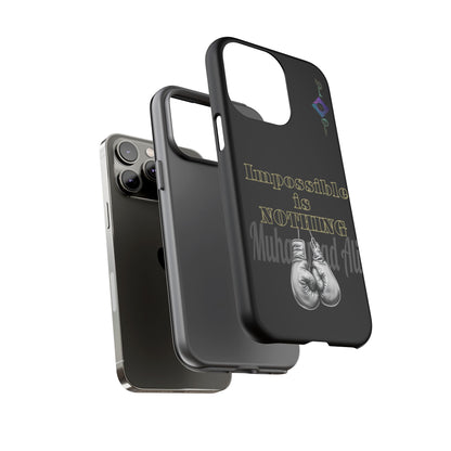 BlackOnion Brand New Phone Case - with Motivational Workout Motif ’Impossible ‘💪🔥🫵