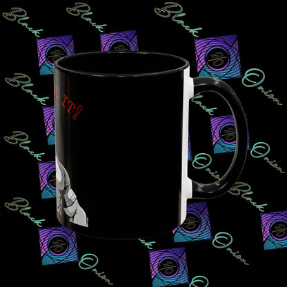 BlackOnion Coffee Mug - 11oz with Workout Motif ‘I Can Do It ’🔥💪🫵
