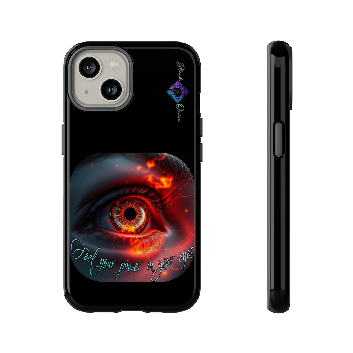 BlackOnion Brand New Phone Case - with Motivational Workout Motif ’Feel your power  ‘💪🔥🫵