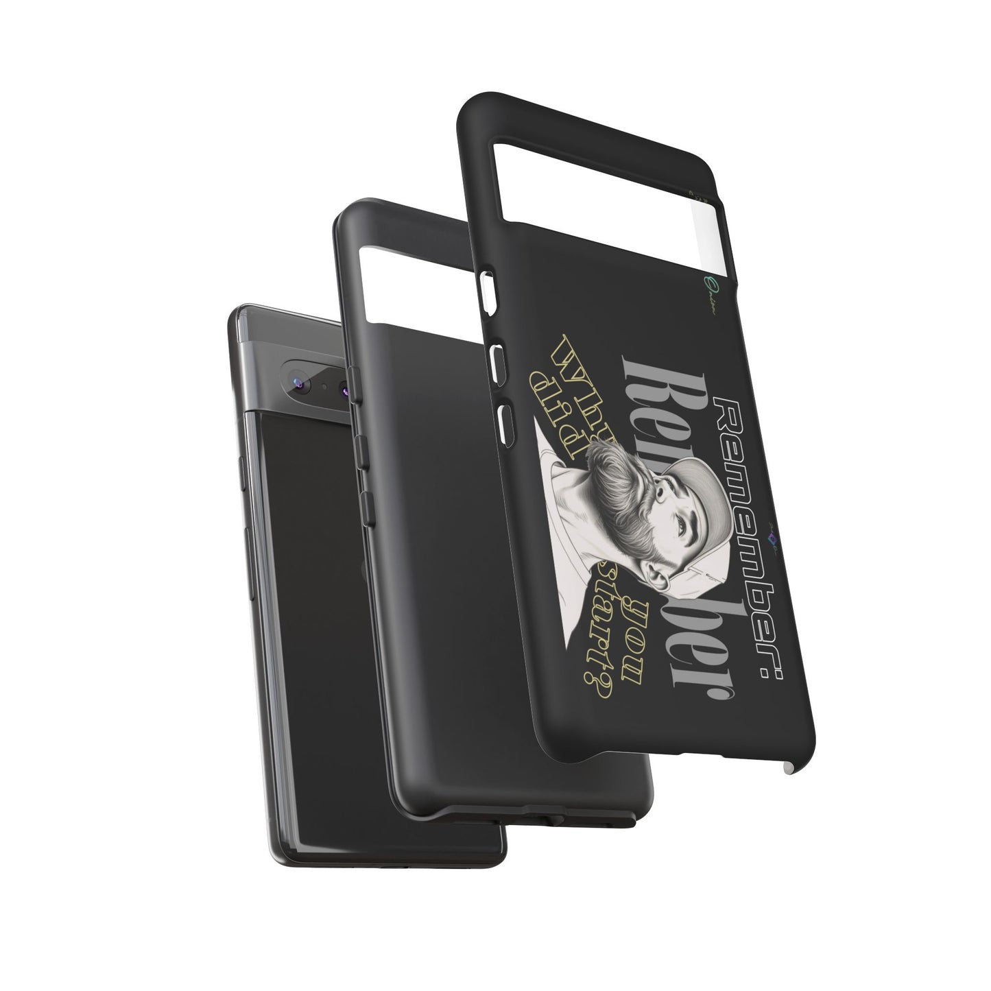 BlackOnion Brand New Phone Case - with Motivational Workout Motif’Remember ‘💪🔥🫵