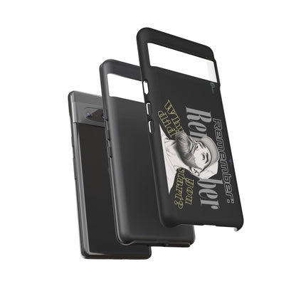 BlackOnion Brand New Phone Case - with Motivational Workout Motif’Remember ‘💪🔥🫵