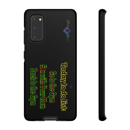 BlackOnion Brand New Phone Case - with Motivational Workout Motif’Today To Do List V2 ‘💪🔥🫵