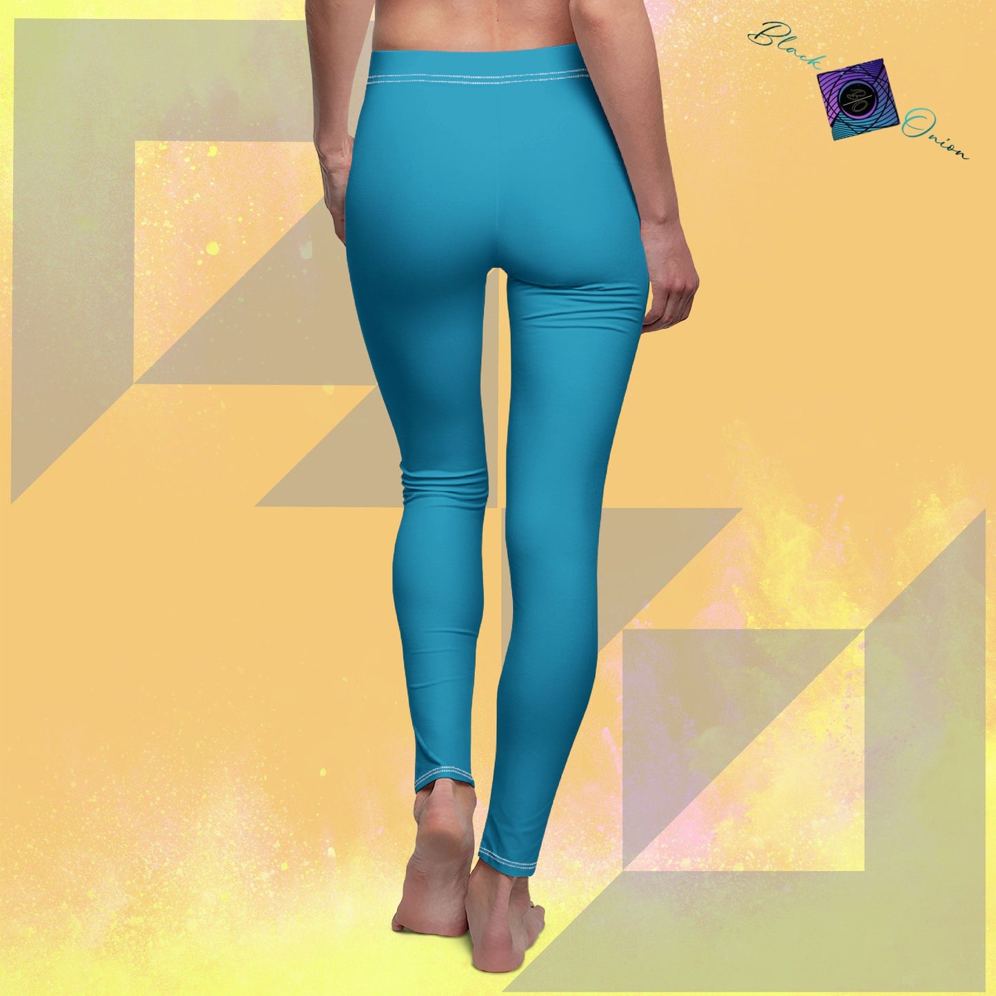 BlackOnion Stylish Women's Mid-rise Casual Leggings 🌸💋❤️