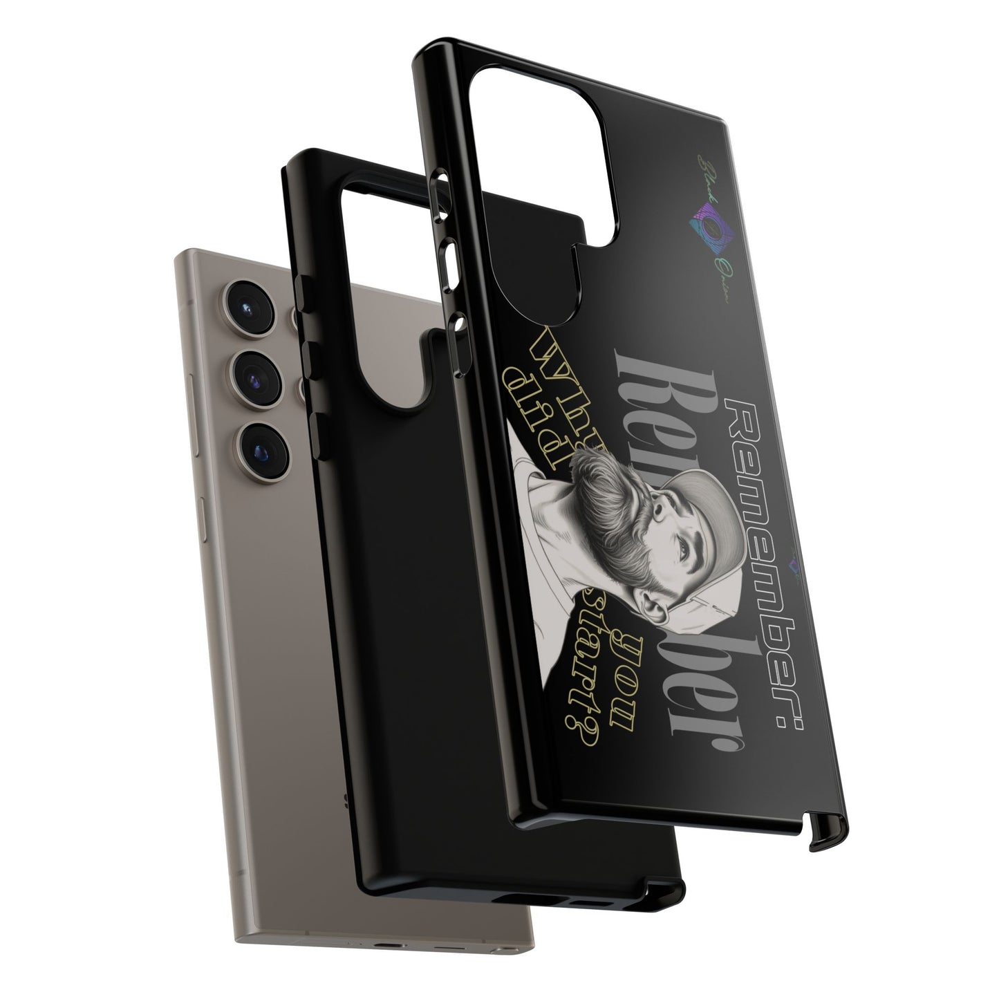 BlackOnion Brand New Phone Case - with Motivational Workout Motif’Remember ‘💪🔥🫵