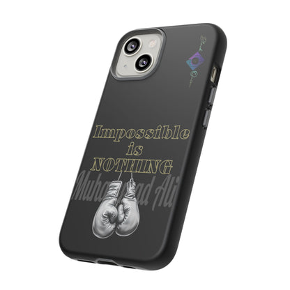 BlackOnion Brand New Phone Case - with Motivational Workout Motif ’Impossible ‘💪🔥🫵