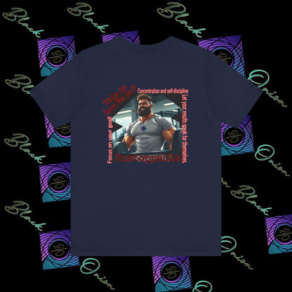 BlackOnion 'Unstoppable' T-Shirt with Workout Motif 💪🔥