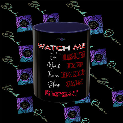 BlackOnion Coffee Mug - 11oz with ‘Watch Me’🔥💪🫵