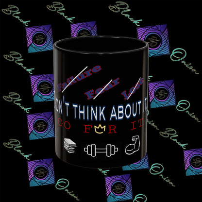 BlackOnion Coffee Mug - 11oz with ‘Don’t think about it’🔥💪🫵