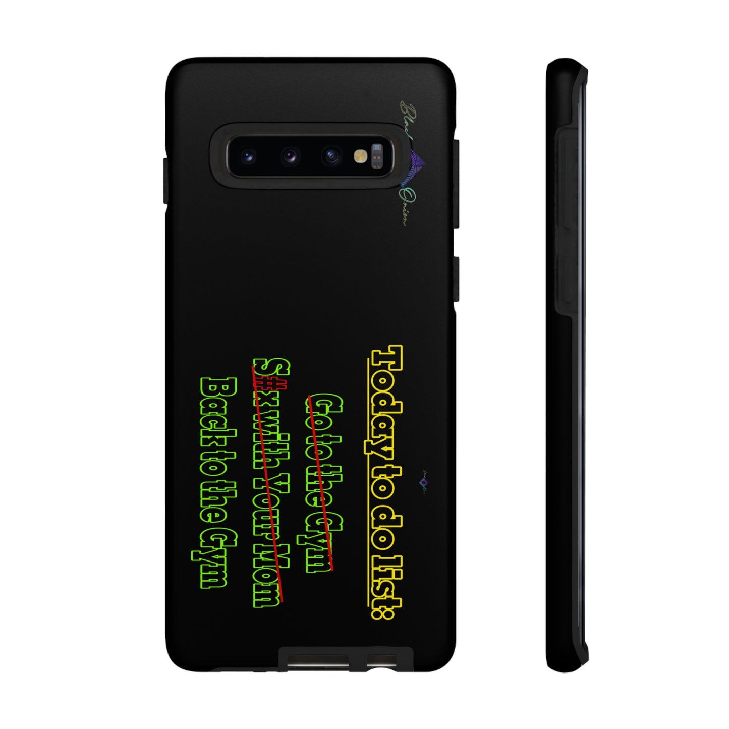 BlackOnion Brand New Phone Case - with Motivational Workout Motif’Today To Do List V2 ‘💪🔥🫵