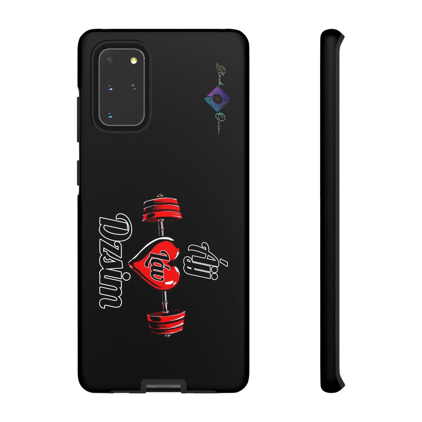 BlackOnion Brand New Phone Case - with Motivational Workout Motif’Ájj Láv Dzsim ‘💪🔥🫵