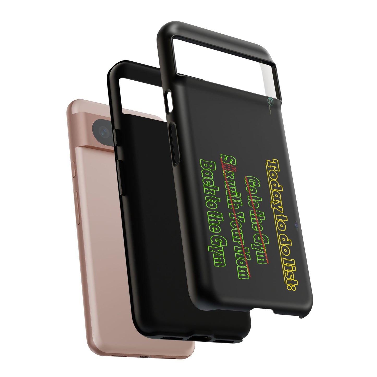 BlackOnion Brand New Phone Case - with Motivational Workout Motif’Today To Do List V2 ‘💪🔥🫵