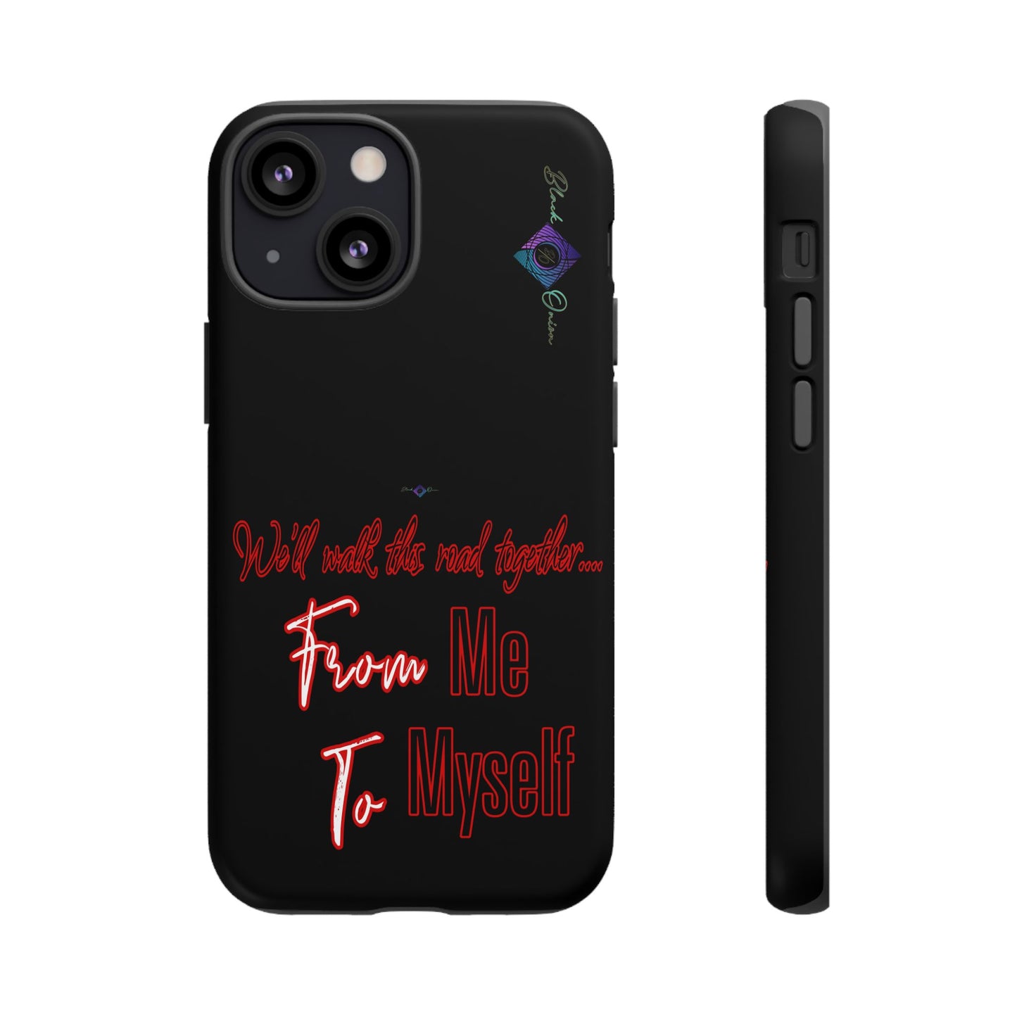 BlackOnion Brand New Phone Case - with Motivational Workout Motif’We’ll walk ‘💪🔥🫵