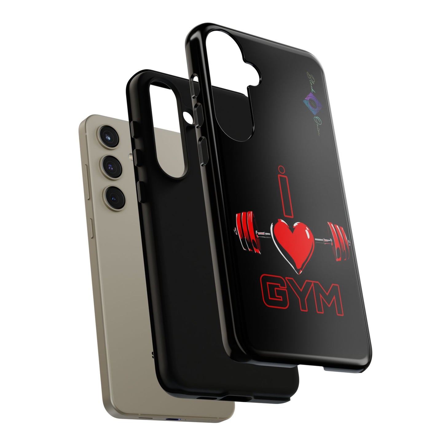 BlackOnion Brand New Phone Case - with Motivational Workout Motif’I Love Gym ‘💪🔥🫵