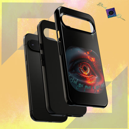 BlackOnion Brand New Phone Case - with Motivational Workout Motif ’Feel your power  ‘💪🔥🫵