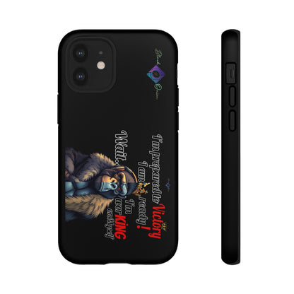 BlackOnion Brand New Phone Case - with Motivational Workout Motif’Victory 👑‘💪🔥🫵