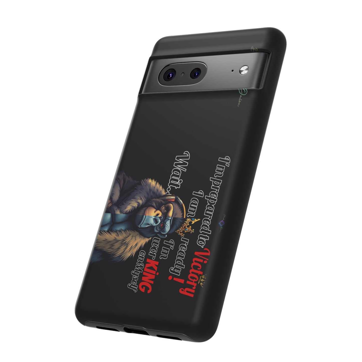 BlackOnion Brand New Phone Case - with Motivational Workout Motif’Victory 👑‘💪🔥🫵