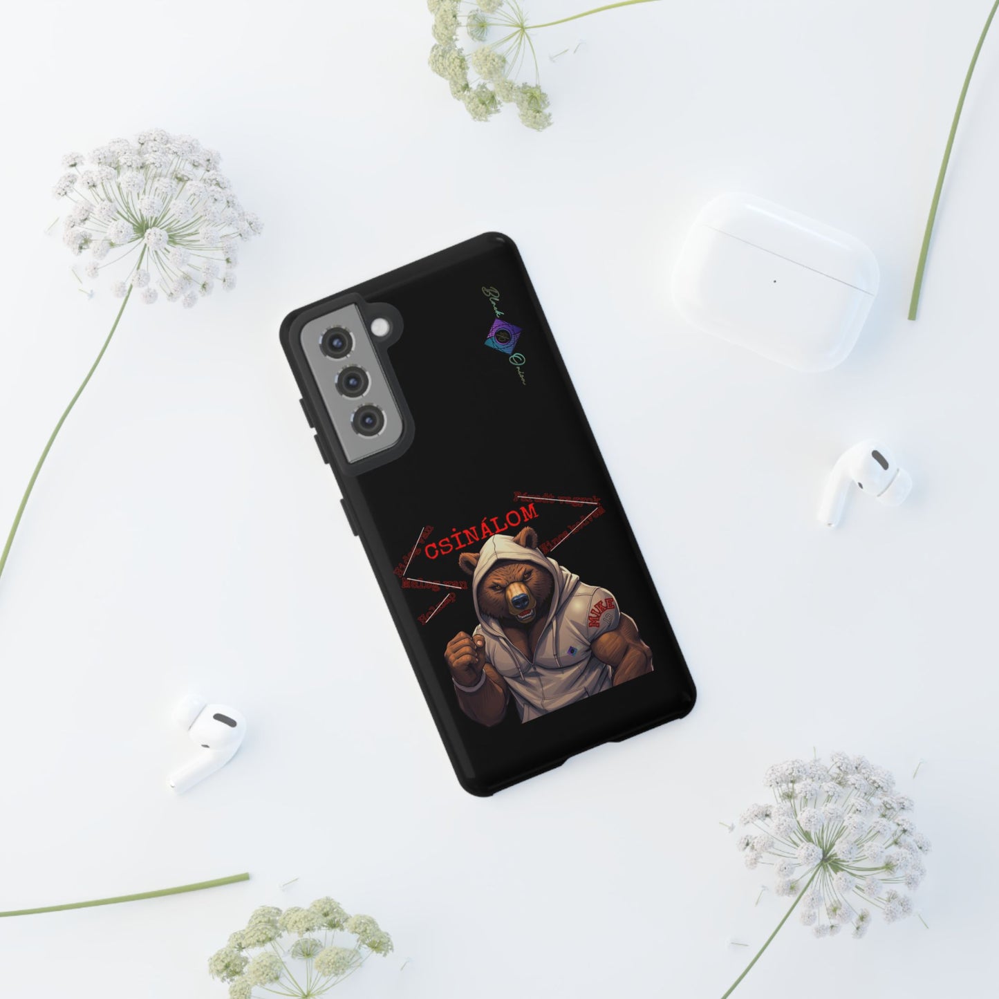 BlackOnion Brand New Phone Case - with Motivational Workout Motif ‘Csinálom ‘💪🔥🫵