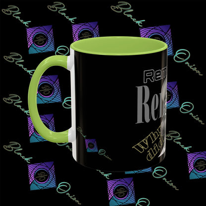 BlackOnion Coffee Mug 2 with Workout Motif ‘Remember V2’🫵🔥💪