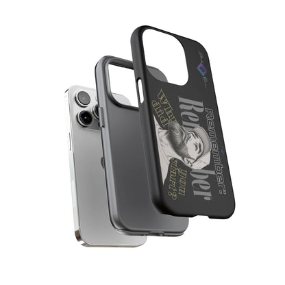 BlackOnion Brand New Phone Case - with Motivational Workout Motif’Remember ‘💪🔥🫵