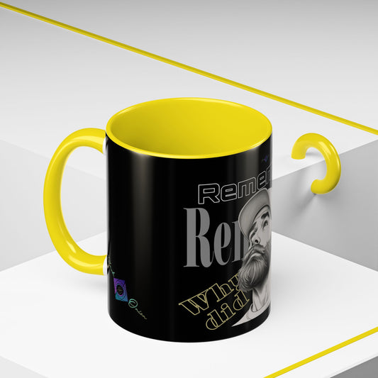BlackOnion Coffee Mug 2 with Workout Motif ‘Remember V2’🫵🔥💪