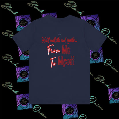 BlackOnion 'From Me ,To Myself' T-Shirt with Workout Motif V4💪🔥