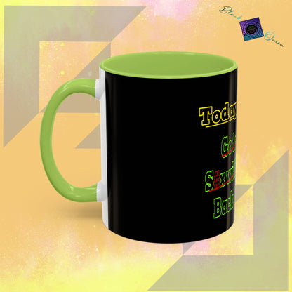 BlackOnion Coffee Mug 2 with Workout Motif ‘Today To Do List V2’🫵🔥💪