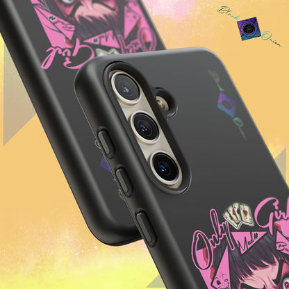 BlackOnion Brand New Phone Case - with Motivational Workout Motif’ Mad Girl💋🌸 ‘🔥🫵