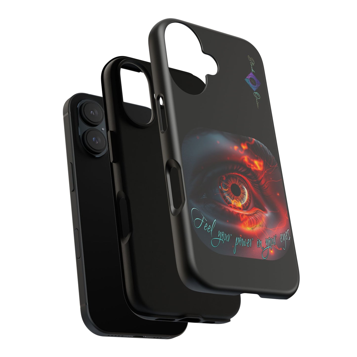 BlackOnion Brand New Phone Case - with Motivational Workout Motif ’Feel your power  ‘💪🔥🫵