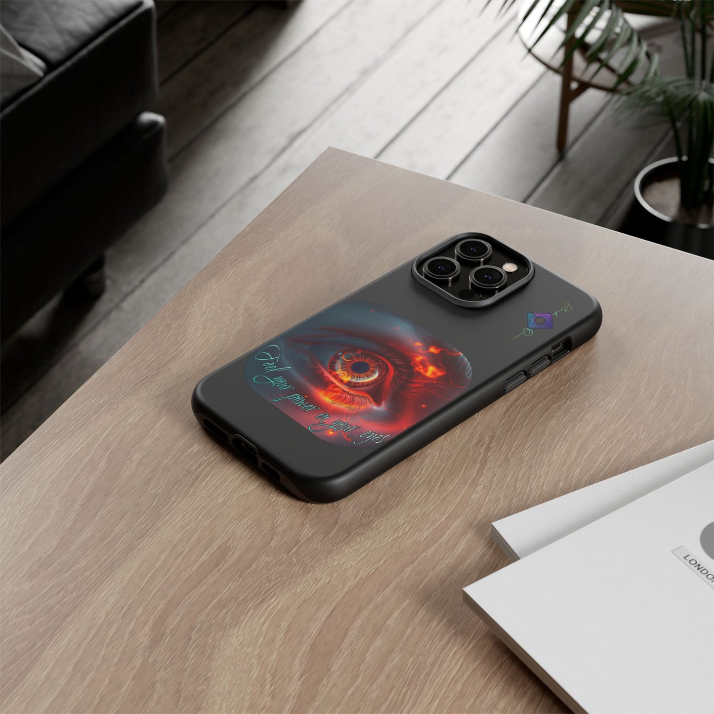 BlackOnion Brand New Phone Case - with Motivational Workout Motif ’Feel your power  ‘💪🔥🫵