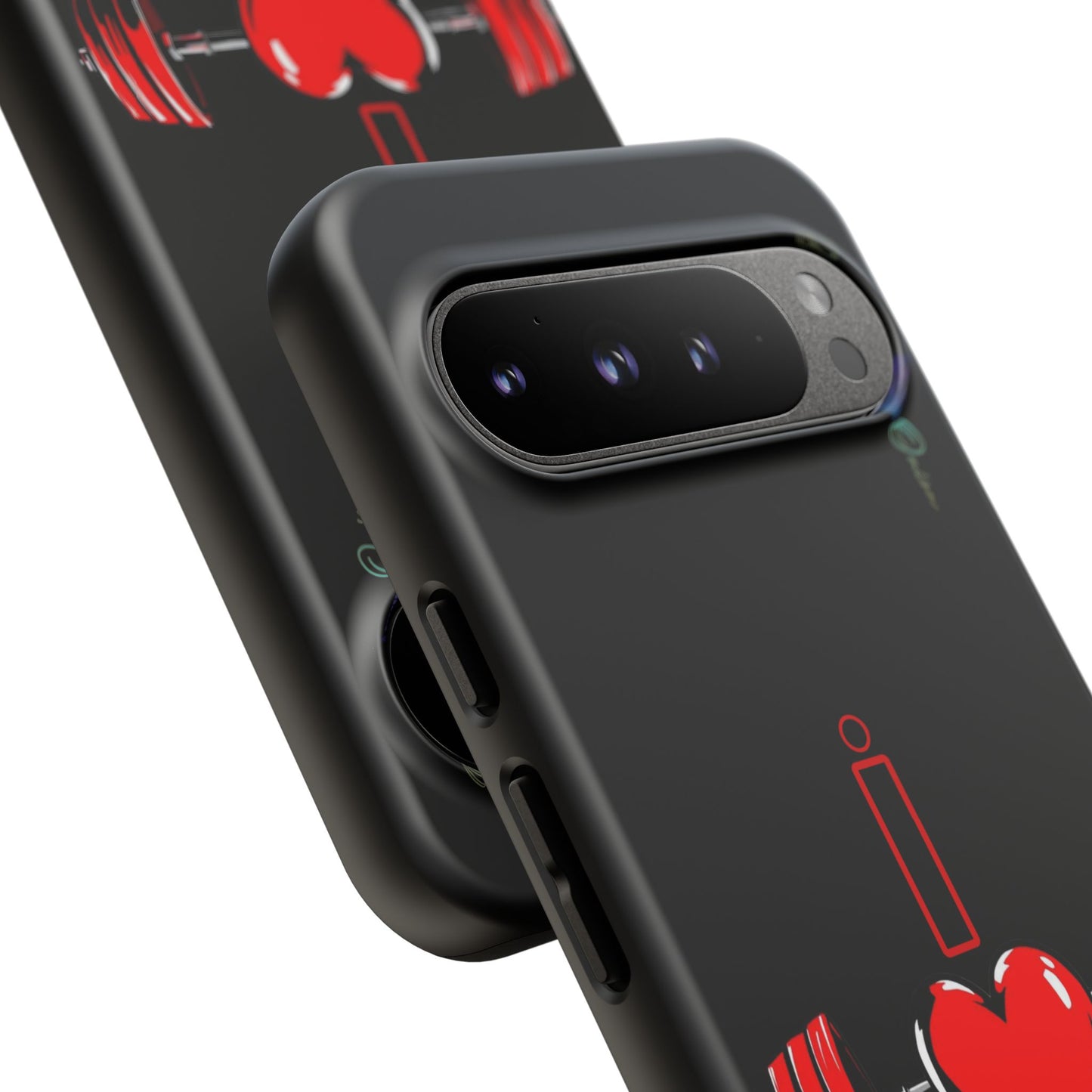 BlackOnion Brand New Phone Case - with Motivational Workout Motif’I Love Gym ‘💪🔥🫵