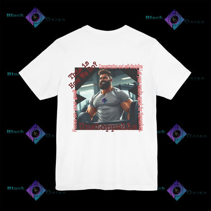 BlackOnion T-Shirt with Workout Motif “Unstoppable “💪🔥🫵