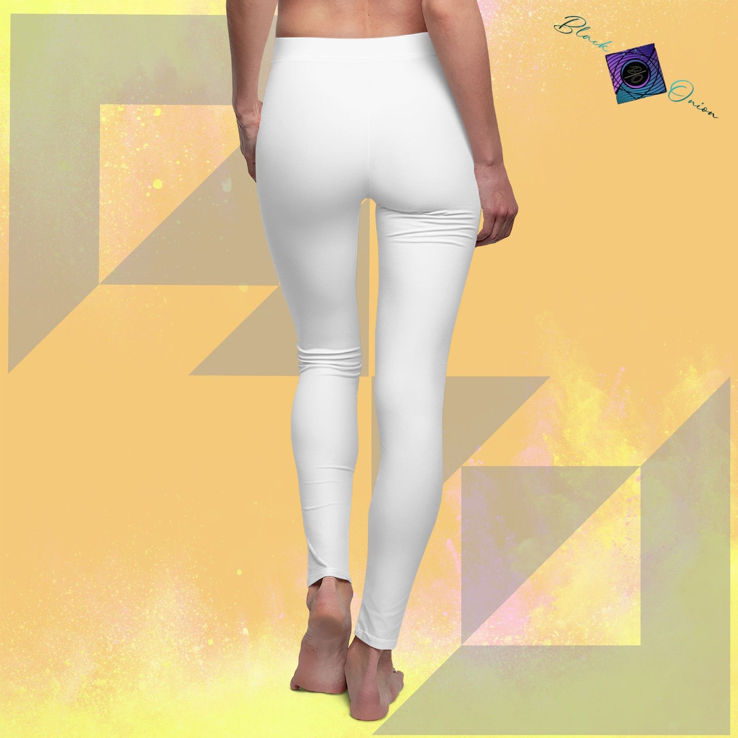 BlackOnion Stylish Women's Mid-rise Casual Leggings 🌸💋❤️