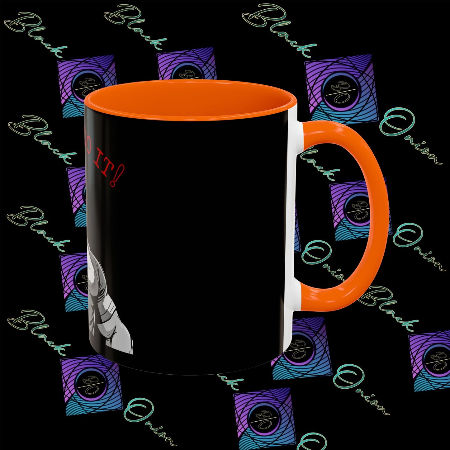 BlackOnion Coffee Mug 2 with Workout Motif ‘I Can Do It V2’🫵🔥💪