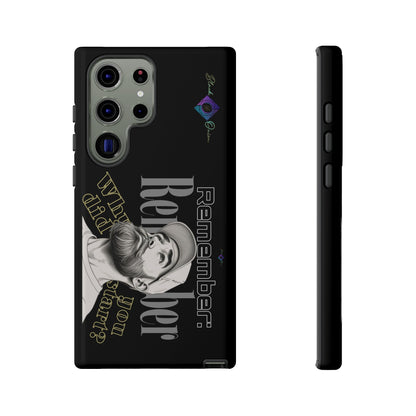BlackOnion Brand New Phone Case - with Motivational Workout Motif’Remember ‘💪🔥🫵