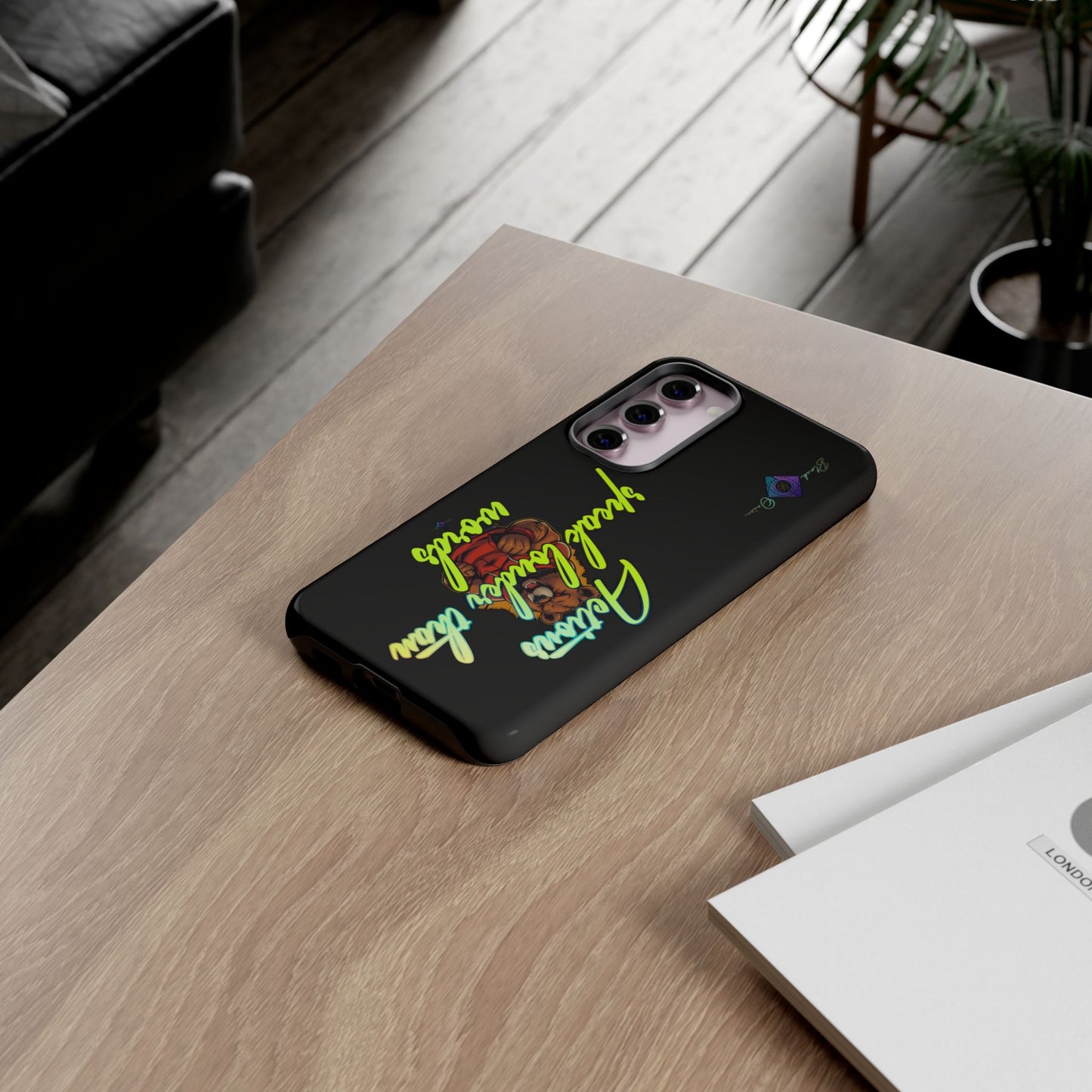 BlackOnion Brand New Phone Case - with Motivational Workout Motif ‘Actions speak lauder ‘💪🔥🫵