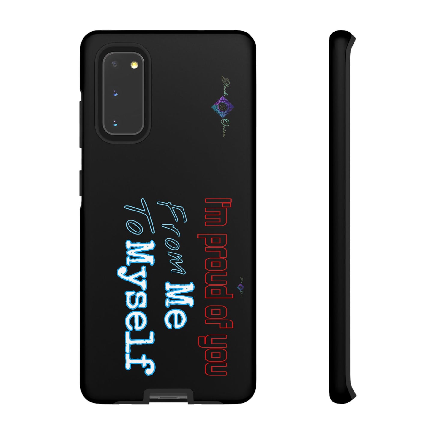 BlackOnion Brand New Phone Case - with Motivational Workout Motif’I’m proud of you ‘💪🔥🫵