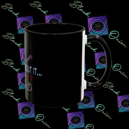 BlackOnion Coffee Mug Serial 2 with Workout Motif ‘Don’t think ‘🫵🔥💪
