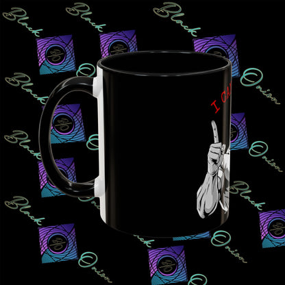 BlackOnion Coffee Mug - 11oz with Workout Motif ‘I Can Do It ’🔥💪🫵