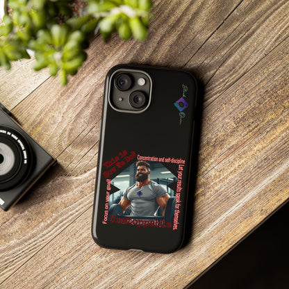 BlackOnion Brand New Phone Case - with Motivational Workout Motif’Unstoppable ‘💪🔥🫵