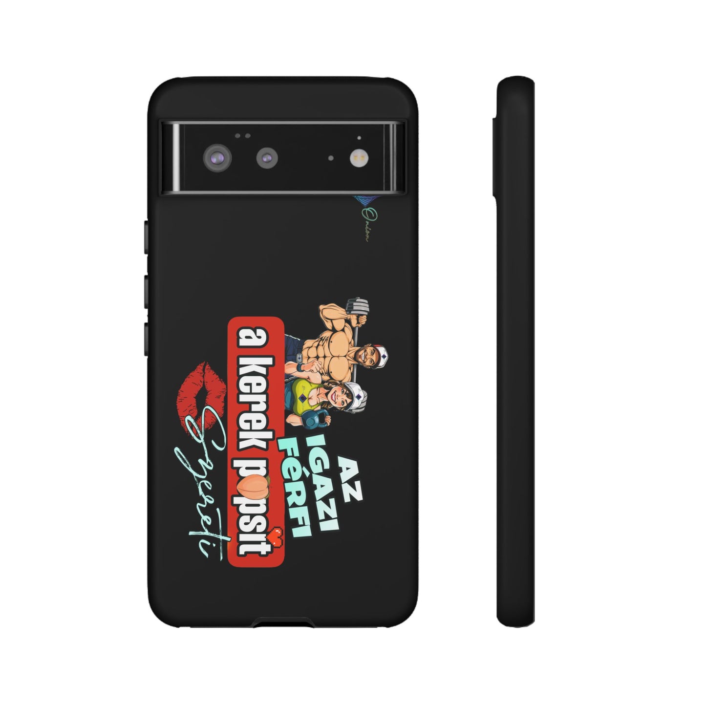 BlackOnion Brand New Phone Case - with Motivational Workout Motif ‘Az igazi férfi ‘💪🔥🫵
