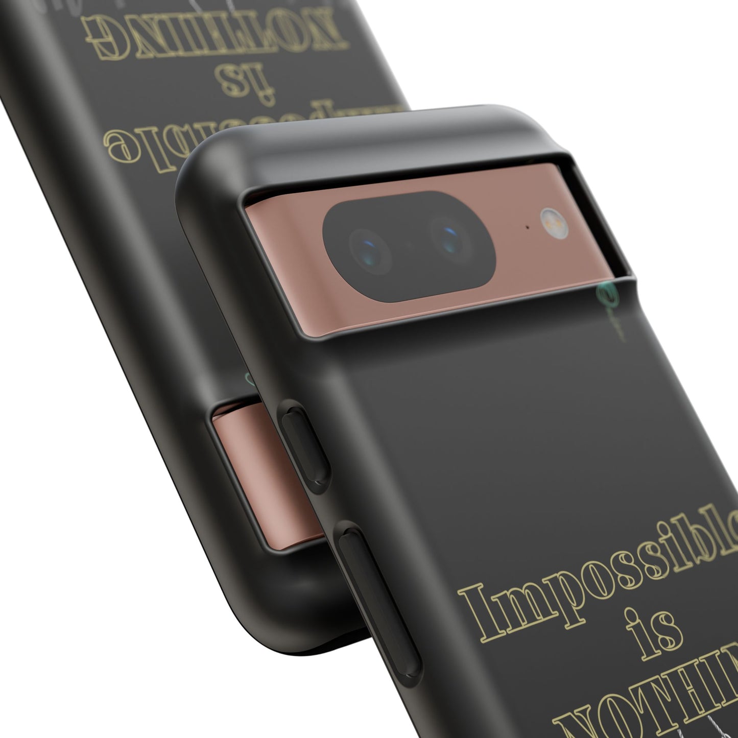 BlackOnion Brand New Phone Case - with Motivational Workout Motif ’Impossible ‘💪🔥🫵