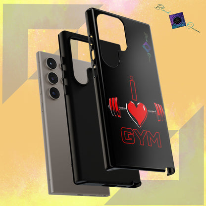BlackOnion Brand New Phone Case - with Motivational Workout Motif’I Love Gym ‘💪🔥🫵