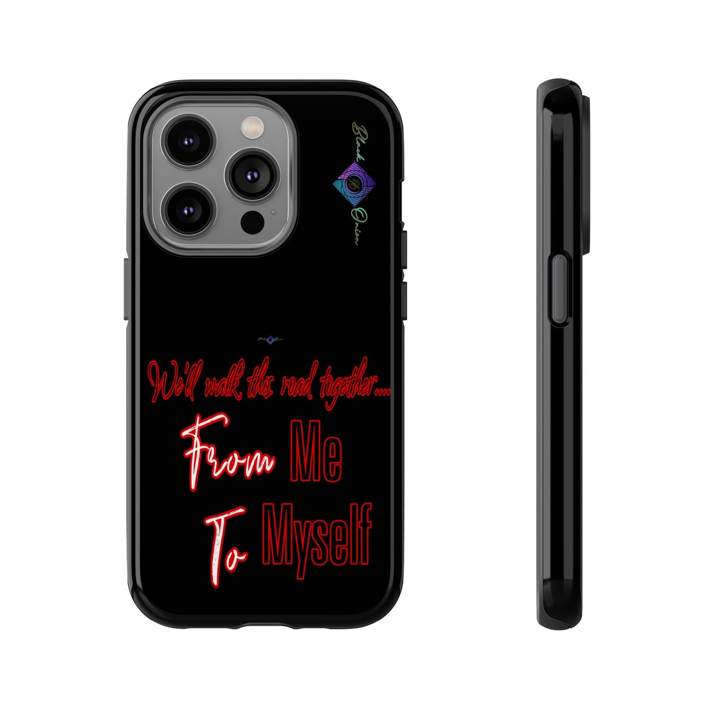 BlackOnion Brand New Phone Case - with Motivational Workout Motif’We’ll walk ‘💪🔥🫵