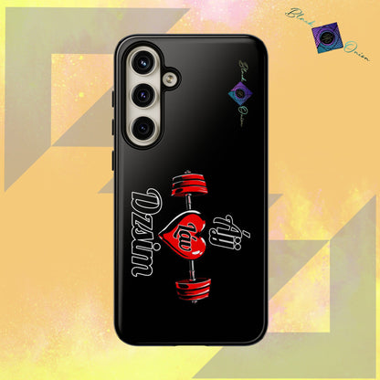 BlackOnion Brand New Phone Case - with Motivational Workout Motif’Ájj Láv Dzsim ‘💪🔥🫵