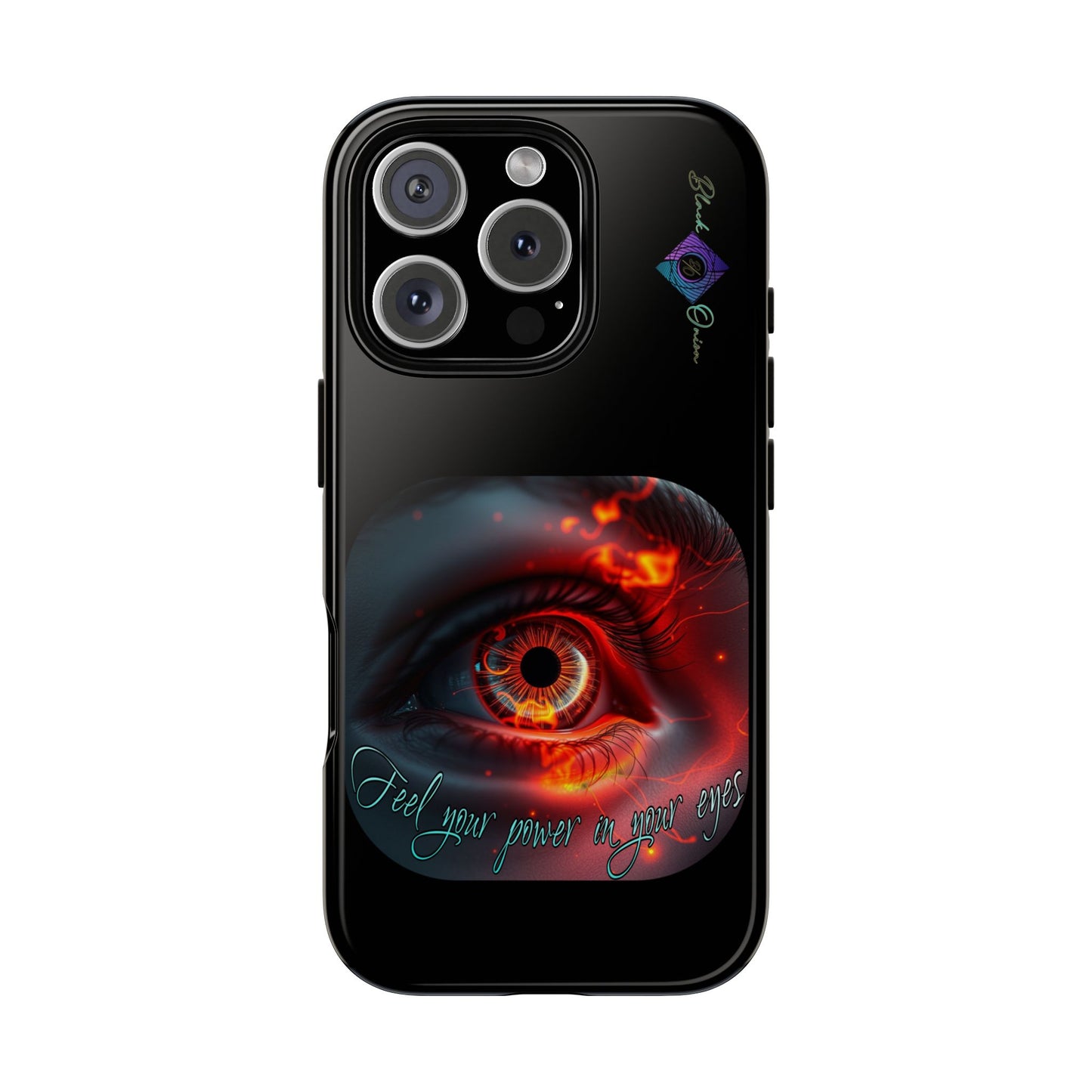 BlackOnion Brand New Phone Case - with Motivational Workout Motif ’Feel your power  ‘💪🔥🫵